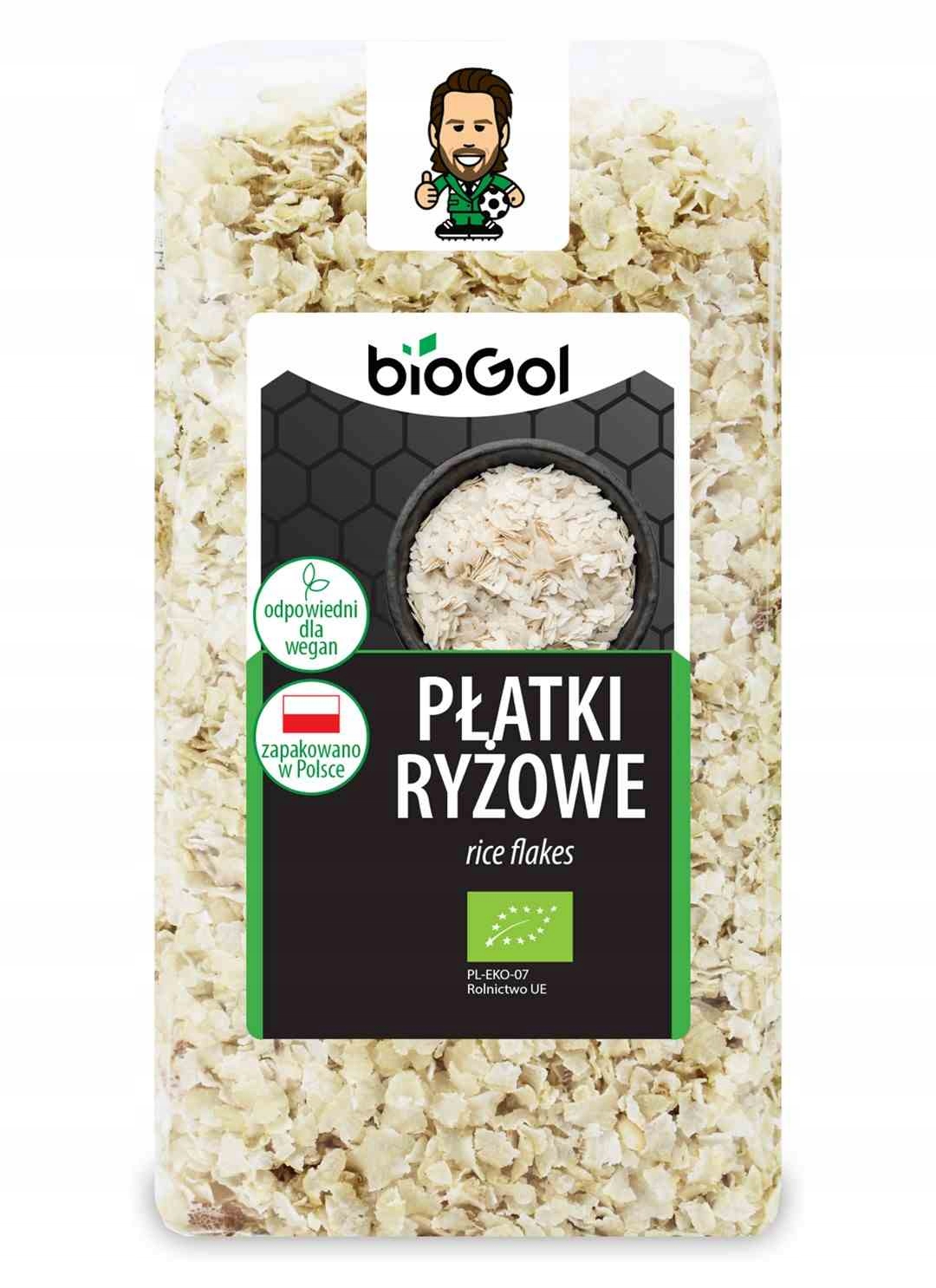 4x Biogol Rýžové vločky Bio 300 g