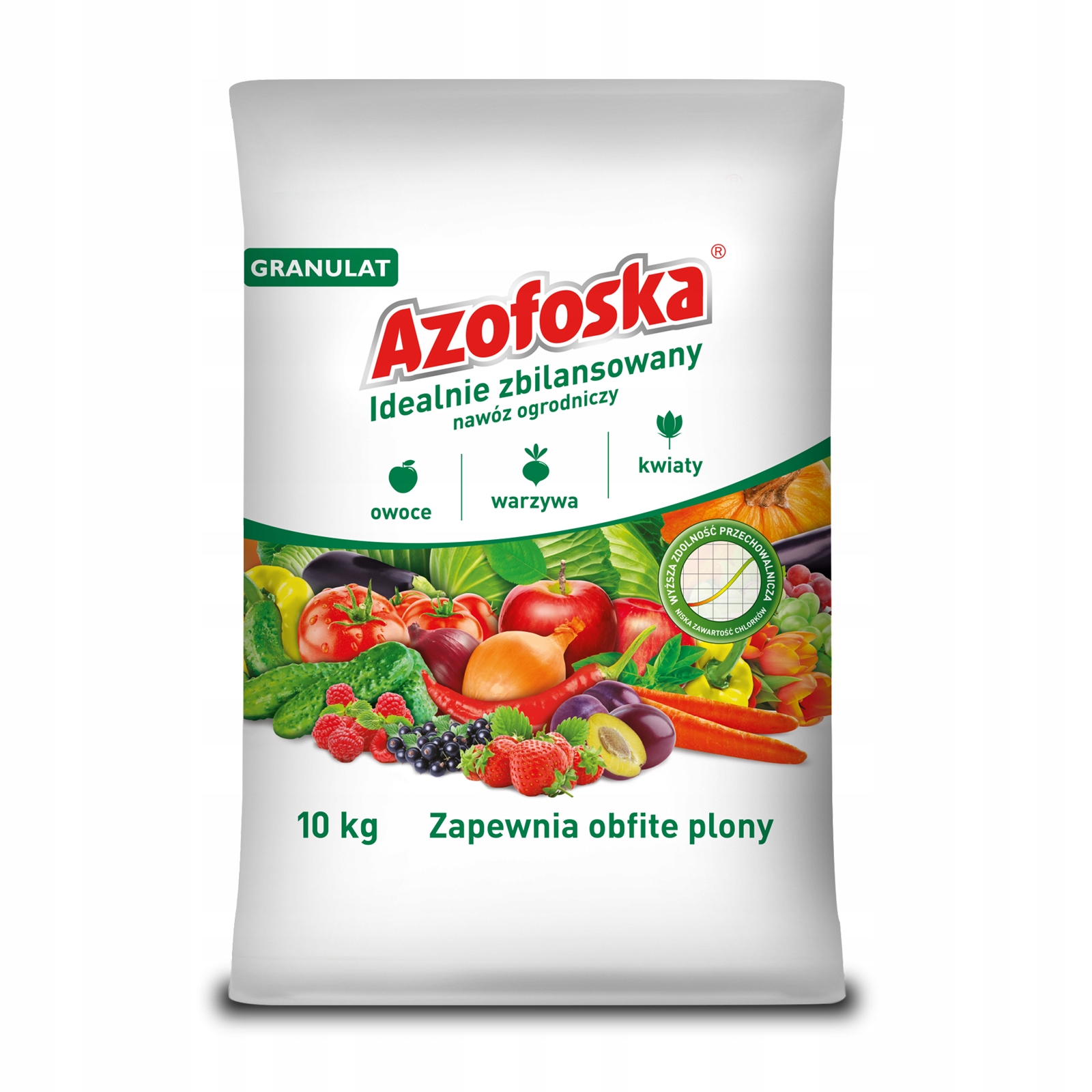 Nawóz dla roślin ogrodowych 10kg granulat Azofoska