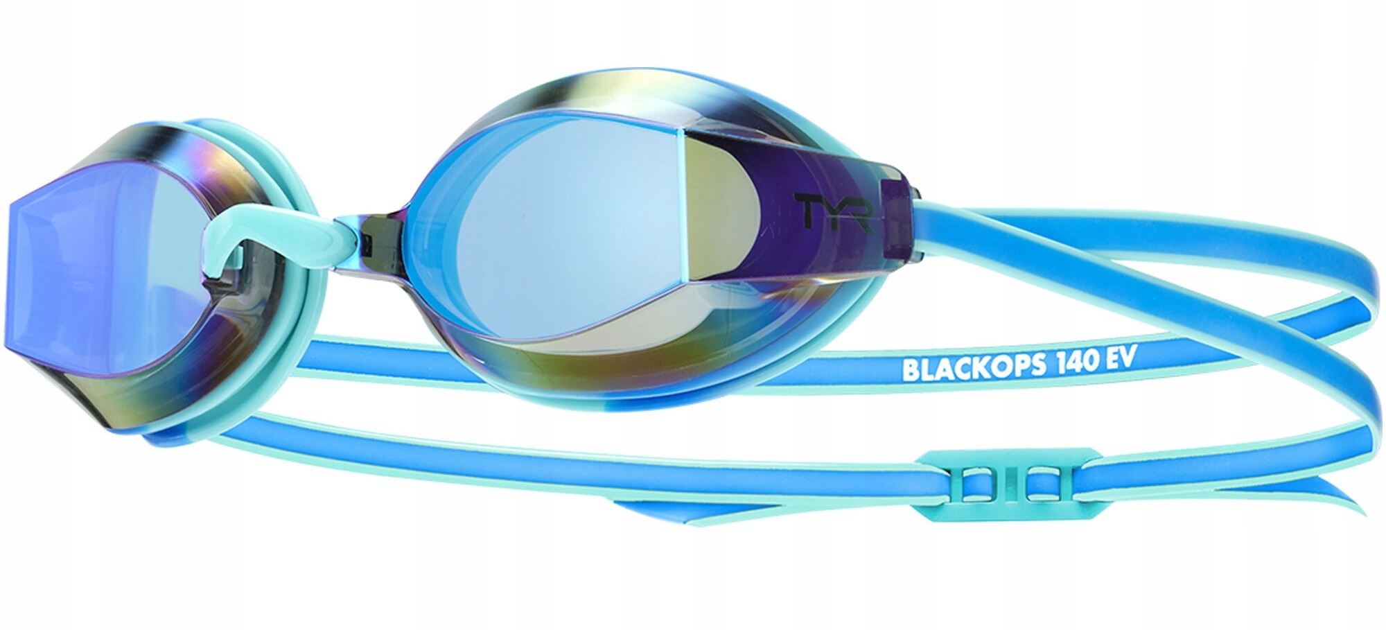Okulary pływackie juniorskie Tyr BlackOps 140 Ev lustrzane 490