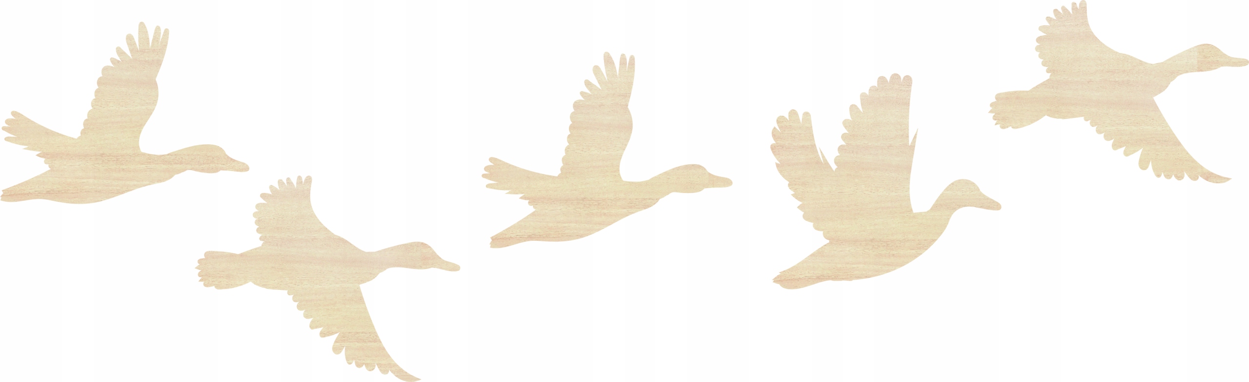 

Drewniane ozdoby na ścianę zestaw Dekory Gęsi