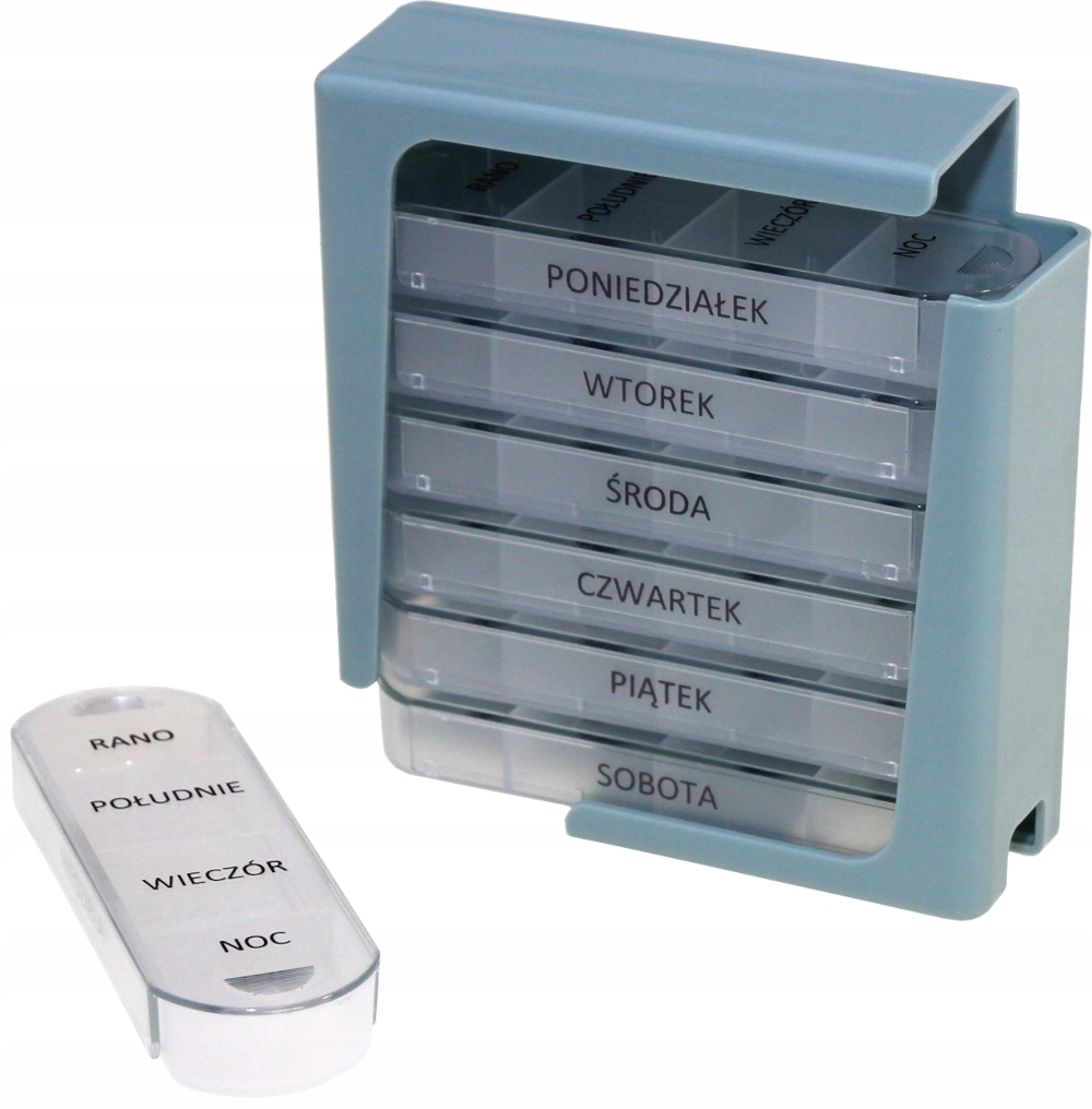 

Pillbox Pojemnik Pudełko Na Tabletki Suplementy