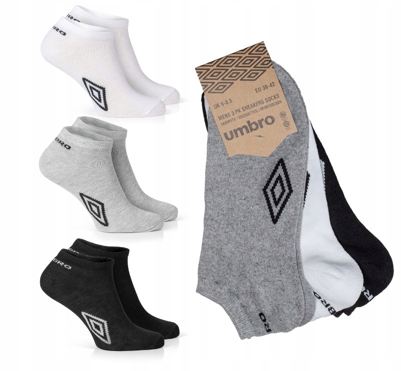

Umbro skarpety stopki męskie 3PAK 43/46 multi