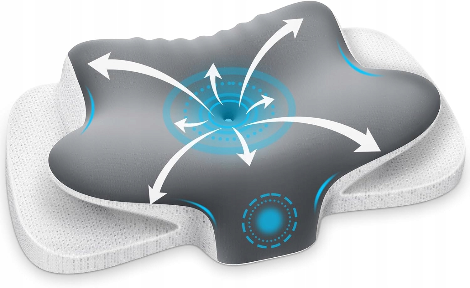 Ehomfory Poduszka Ortopedyczna Do Spania Na Boku Pianka Memory 65x37cm