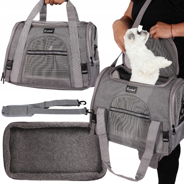 Levně Přepravka Wobell 25 cm x 28 cm x 43 cm šedý