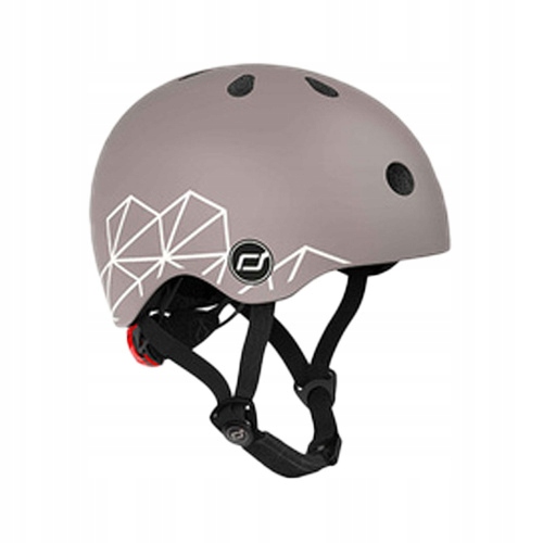 Scootandride Kask Xxs-s dla dzieci 1-5 lat Brown Lines
