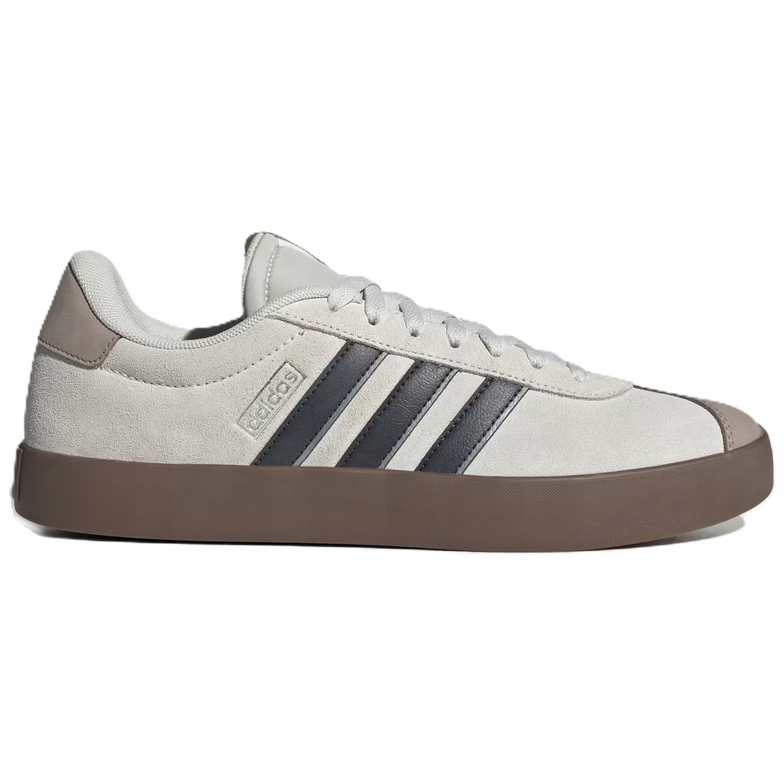 Pánské Boty Adidas VL Court 3.0 Tenisky Pro Každodenní Nošení Béžové Kožené Semišové