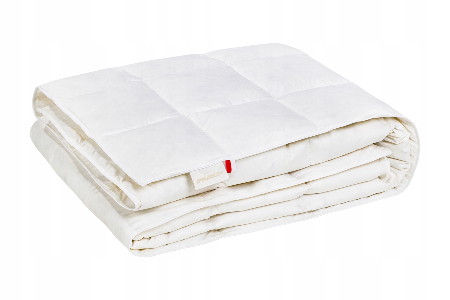Letní Péřová přikrývka Piórex 200x220 cm bílá