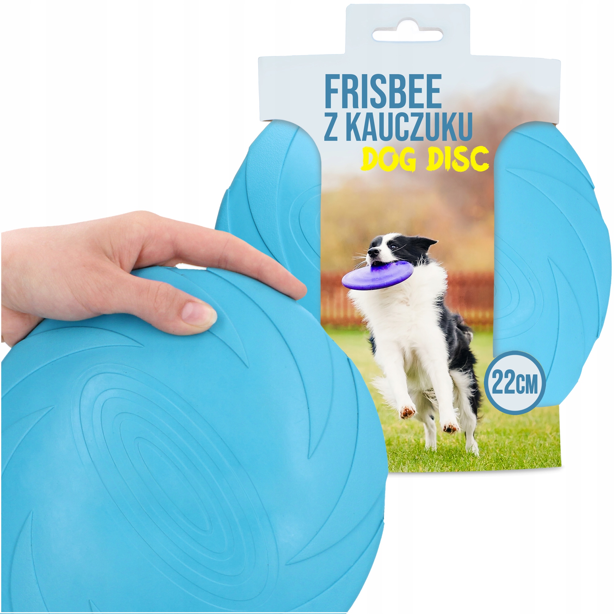 

Frisbee Latający Dysk Zabawka Do Aportu Psa 22 cm