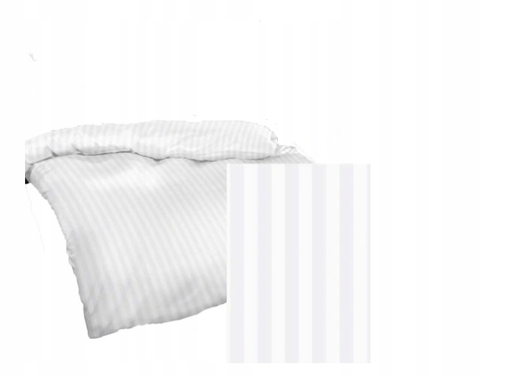 Povlečení 200x200 Hotelové Povlečení Bavlna 100% Zakládací Proužky 1CM Damašek