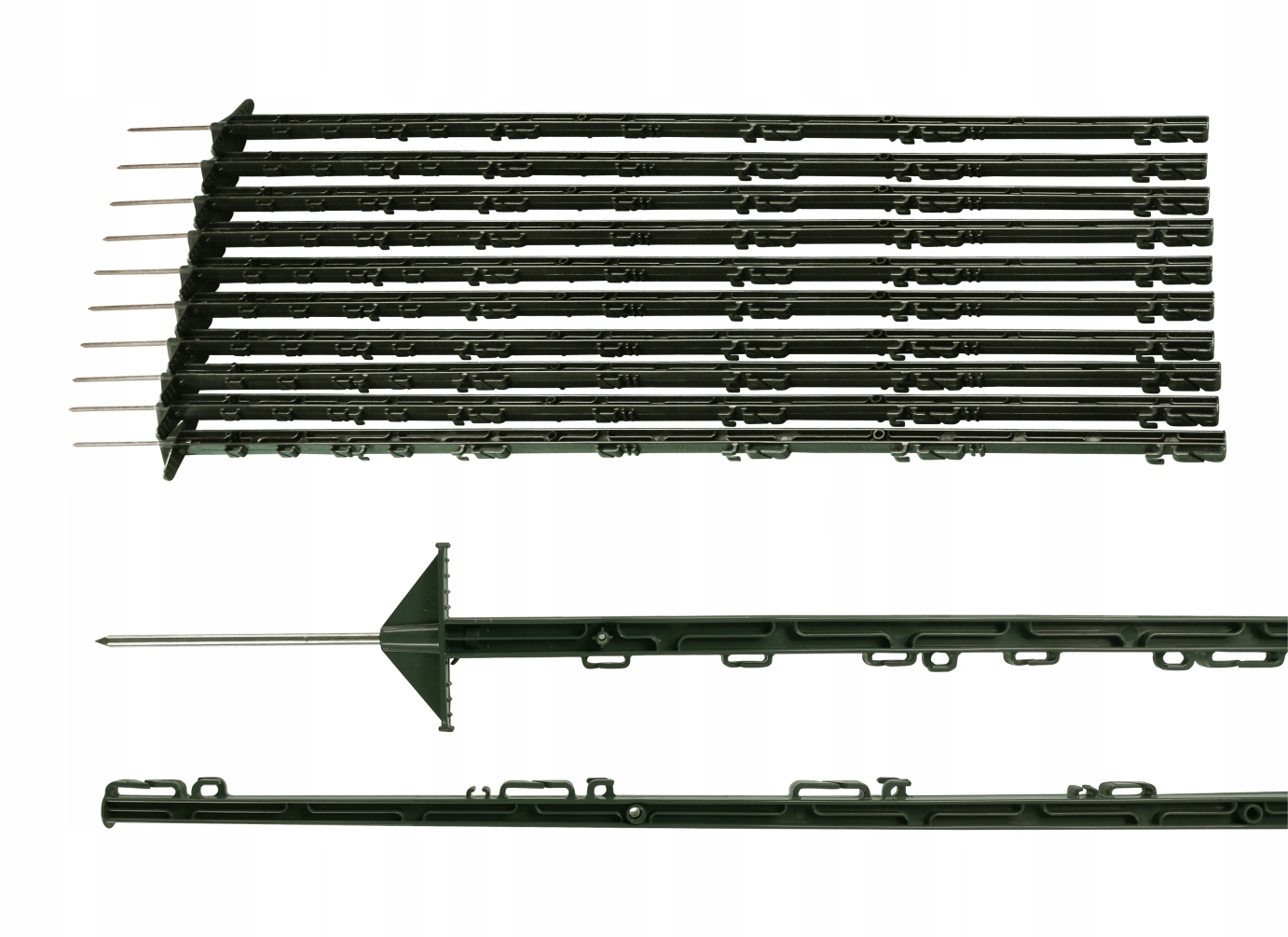 Słupek Pastucha Ogrodzenia Elektrycznego Palik Długi 155 CM 10 Szt Pomelac