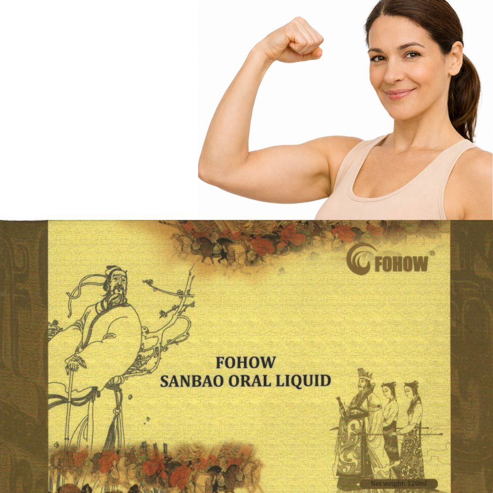 Sanbao Oral Liquid Fohow Trzy 3 Klejnoty Mocny 4 Flakony 120ml Producent