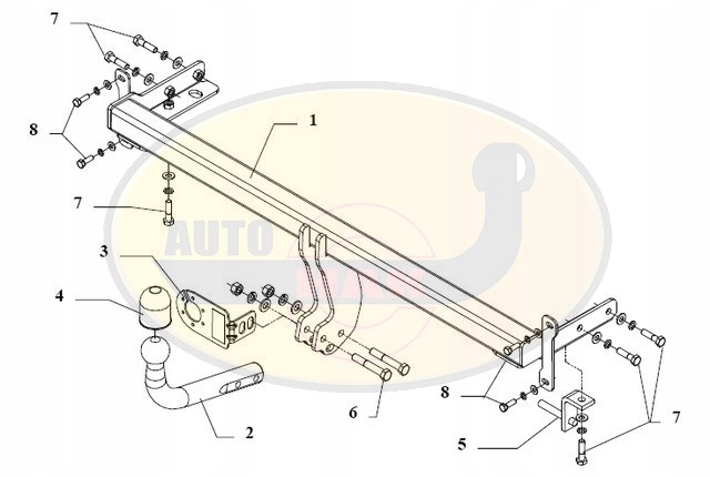 Hak holowniczy odkręcany HYUNDAI ELANTRA J49 Producent Auto-hak