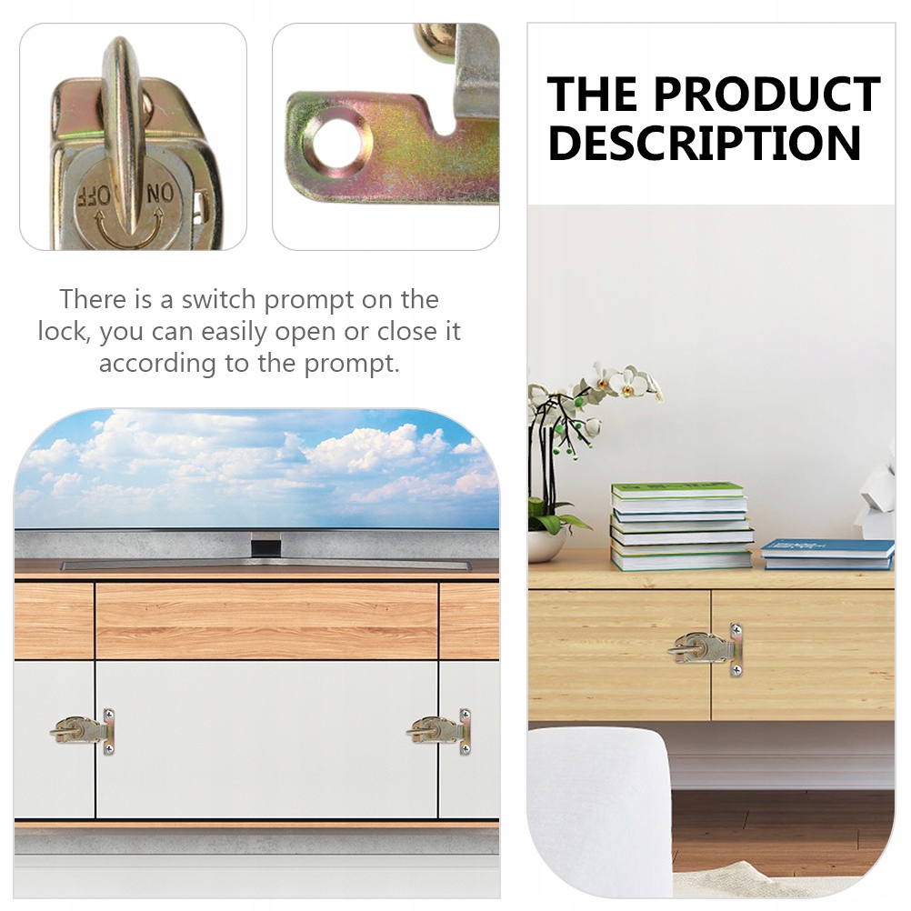 ZAMEK BLOKADA ABAlone ZAMKI STOŁU ZATRZASK ŻELAZNY Marka bez marki