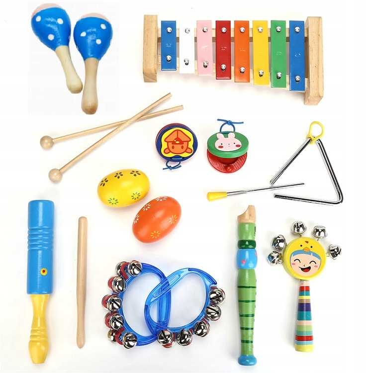 

Drewniane Instrumenty Dla Dzieci Zestaw Cymbałki