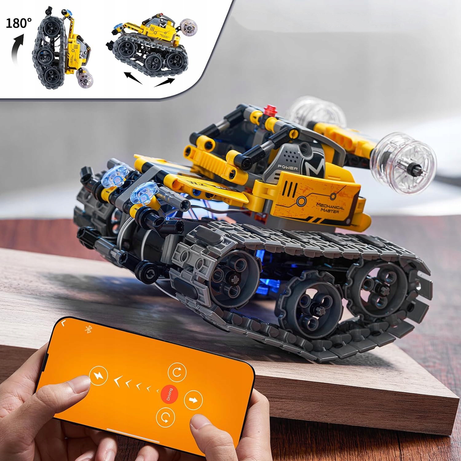 ZABAWKA DO BUDOWANIA ROBOTÓW DIY APLIKACJI PROGRAMOWALNA DLA DZIECI + PILOT Rodzaj do programowania i kodowania