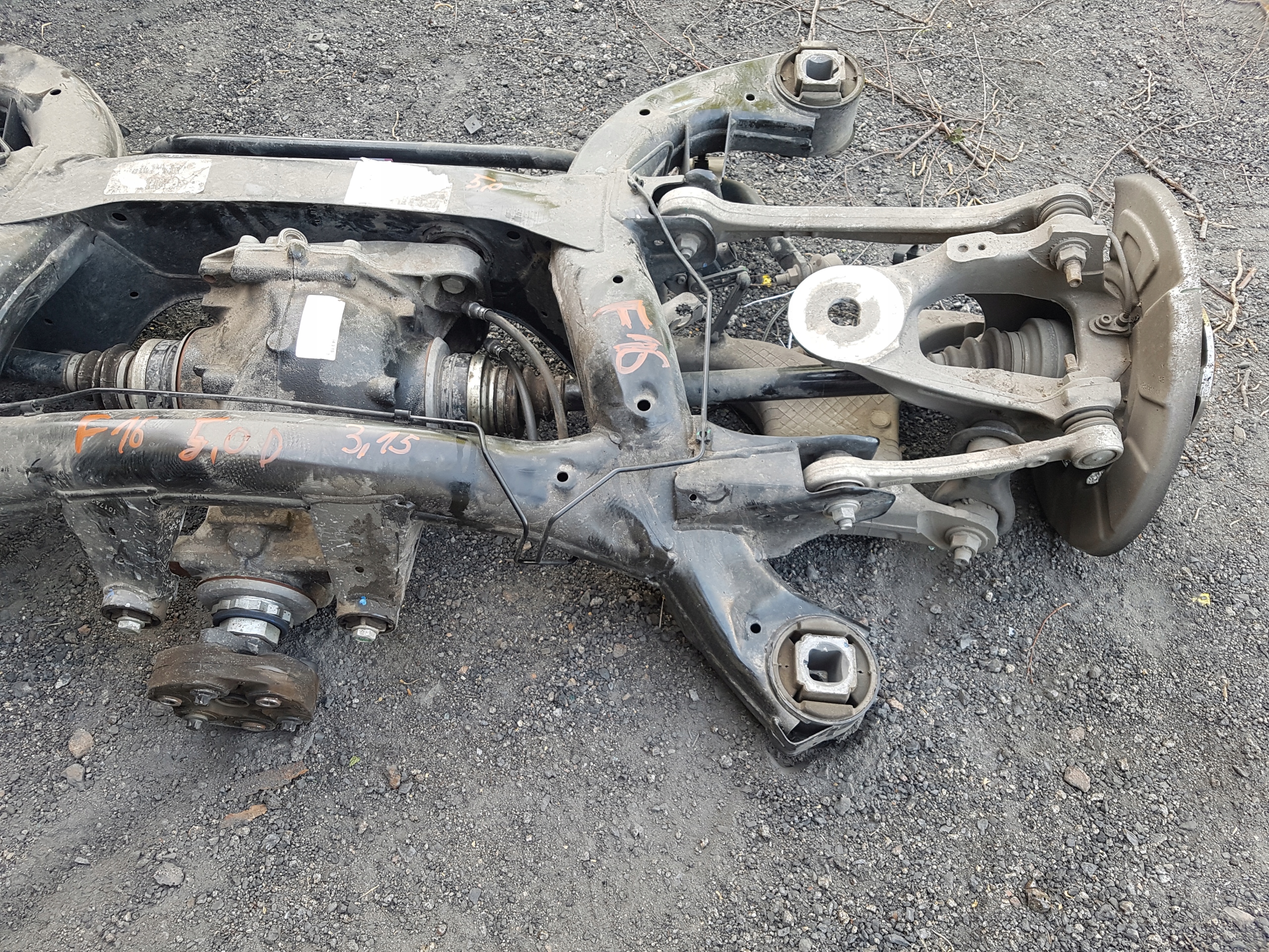 ZAWIESZENIE TYŁ KOMPLETNE 3.15 BMW F16 X6 F15 X5 Producent części BMW OE