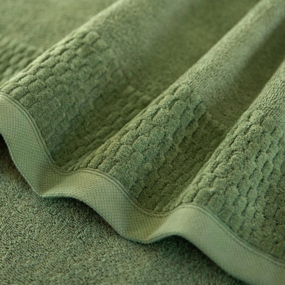 ZWOLTEX Antybakteryjny Ręcznik GRANO Zieleń 50x90 Kolor odcienie zieleni