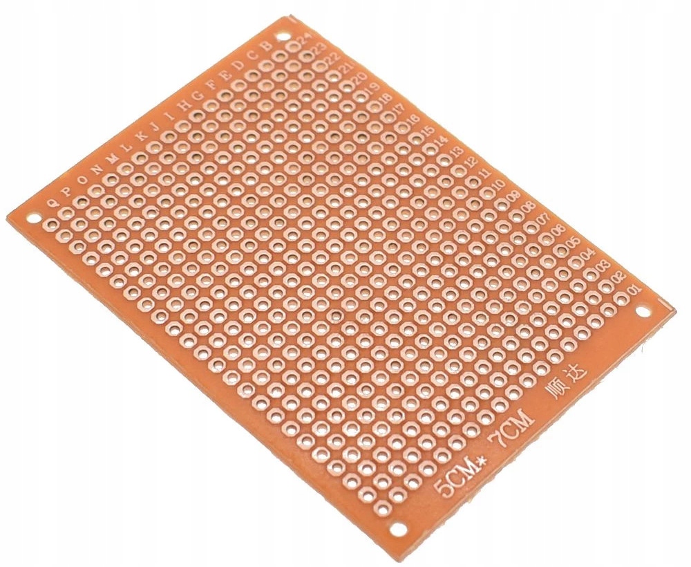 Płytka uniwersalna Pcb 5 x 7cm jednostronna