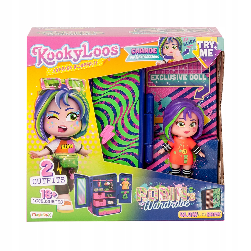 

Kookyloos Robin's Wardrobe Szafa Z Ubraniami