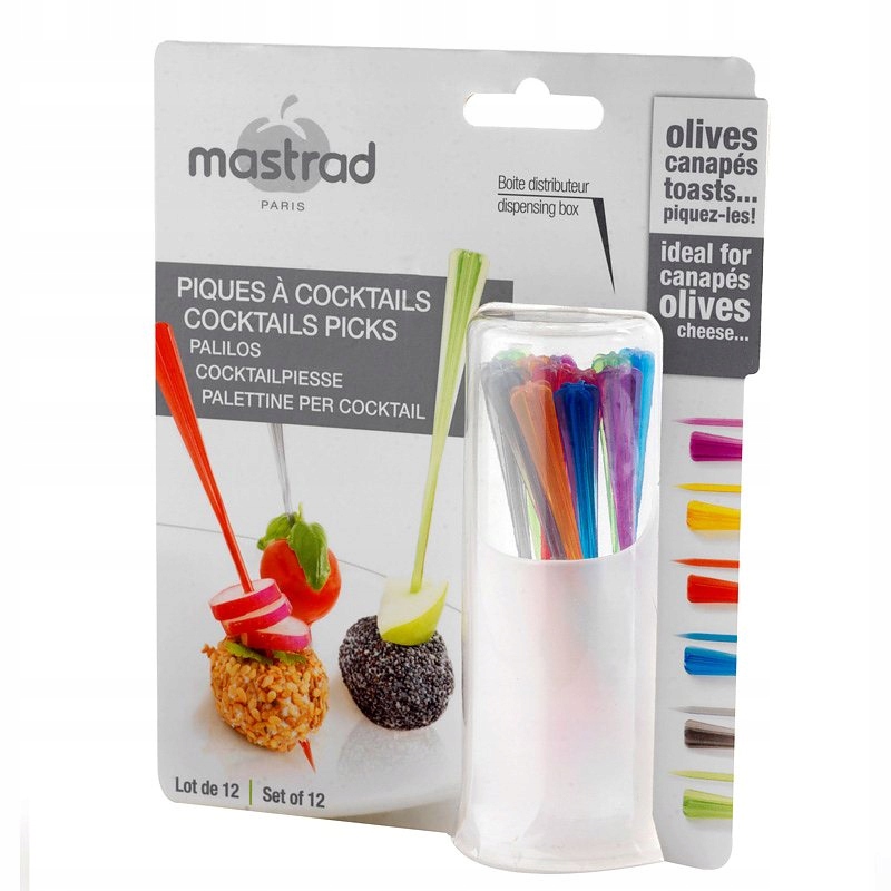 PATYCZKI WYKAŁACZKI do KORECZKÓW pikery 12 szt. H3 Długość 10 cm