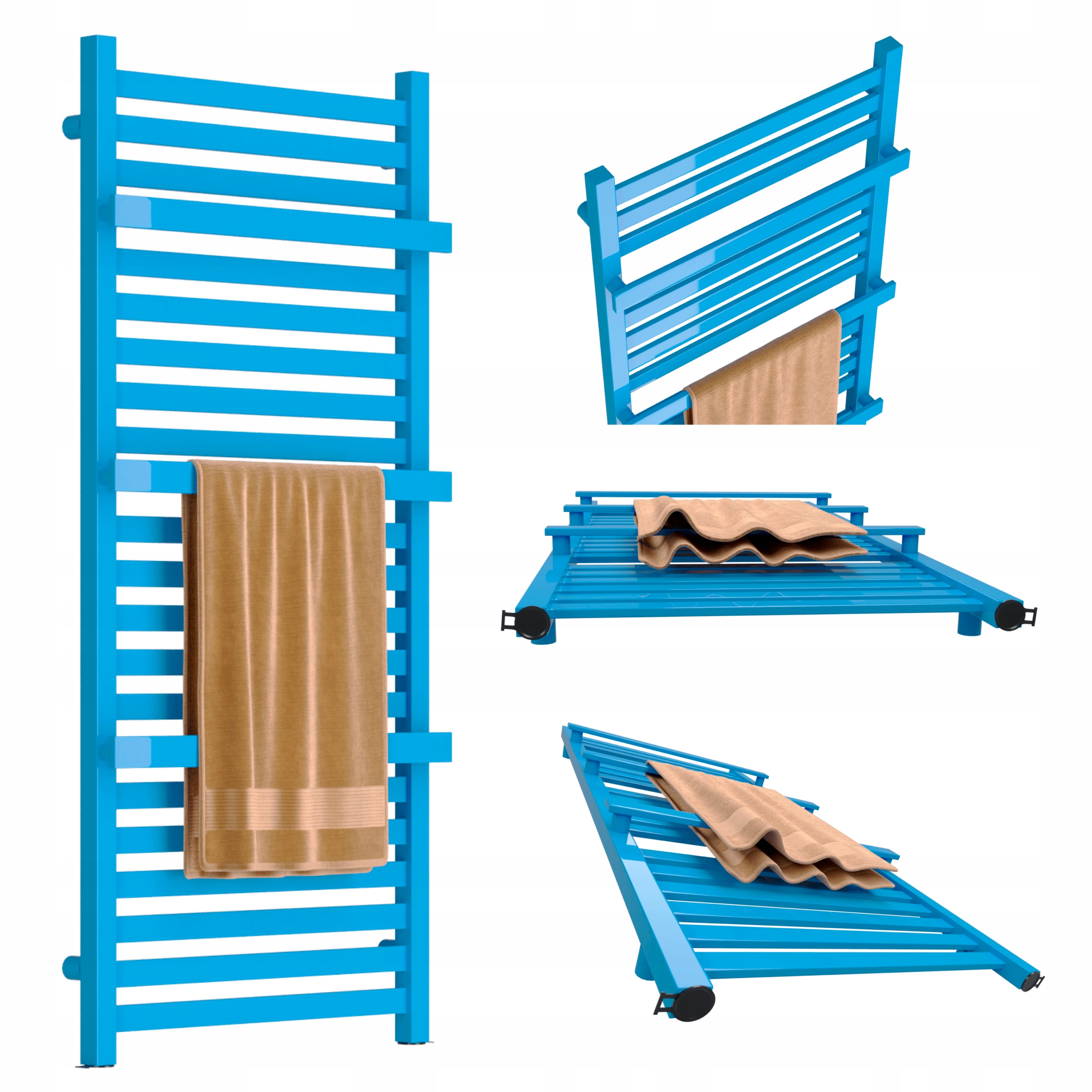 Koupelnový Radiátor Gold 1550x530 Modrý