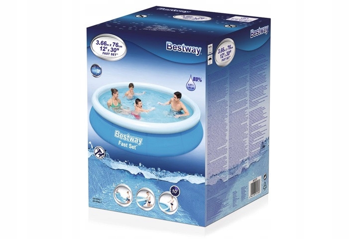 Bazén s prírubou 366x76 B57273, Bestway, 201390.