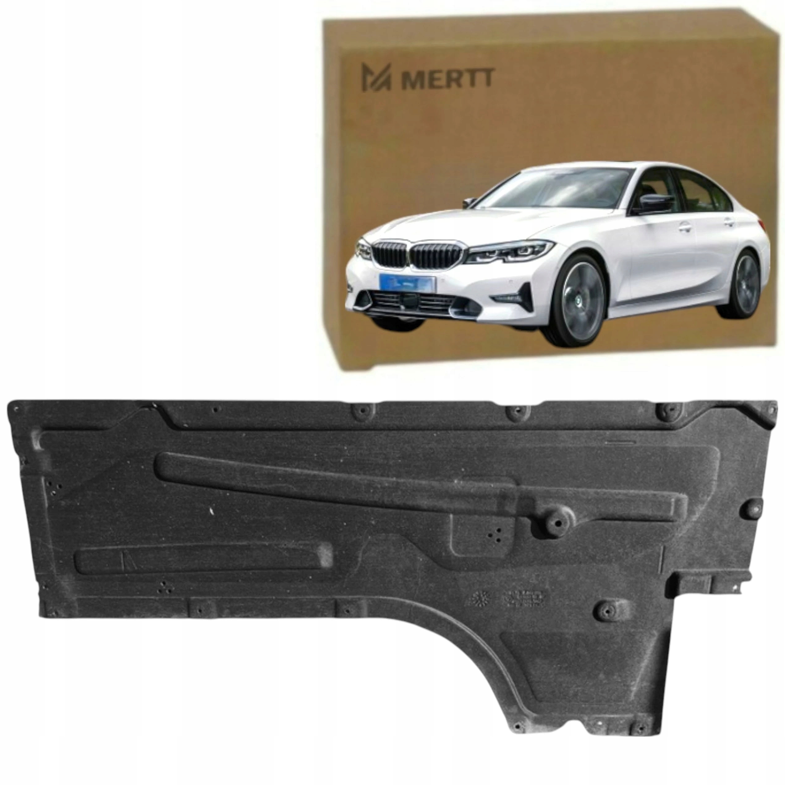 Kryt Prahu Podvozku Pravý Bmw 3 G20 G21 2018+ 51757340866