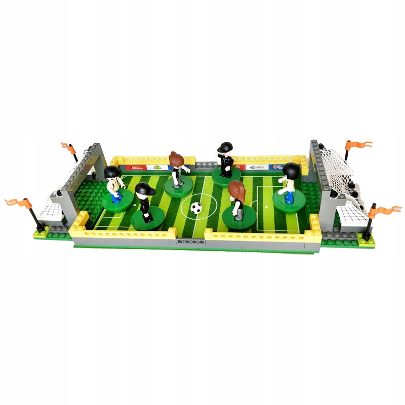 Stadion piłkarski - klocki, piłkarze 213 szt Płeć chłopcy dziewczynki