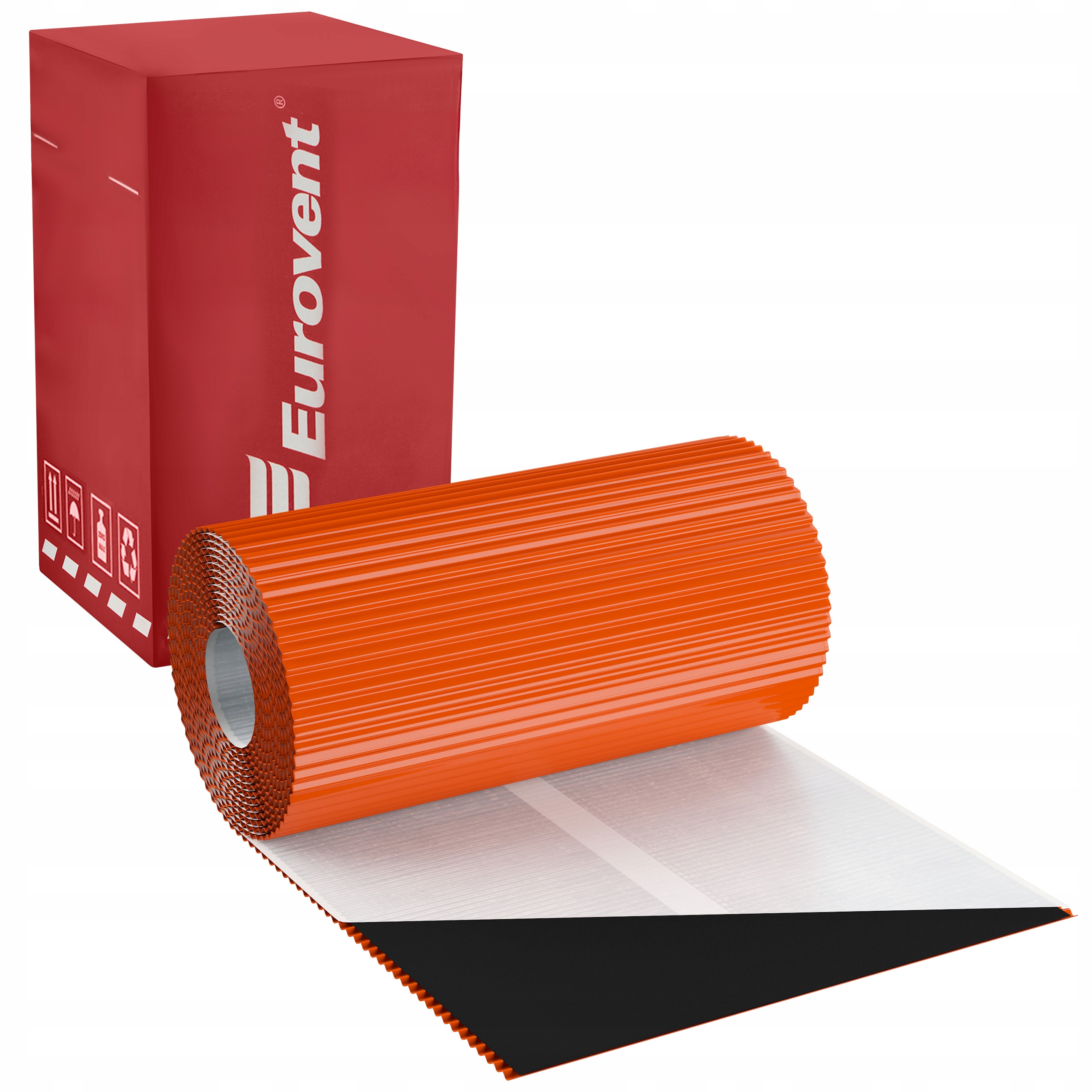 Hliníková komínová páska 5 m Ral 8004 Eurovent Standard Ceglas