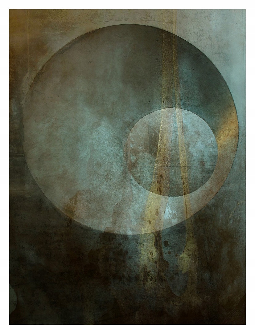Fototapeta Abstraktní kruhy beton minimalismus vinylová 184x254 lepidlo