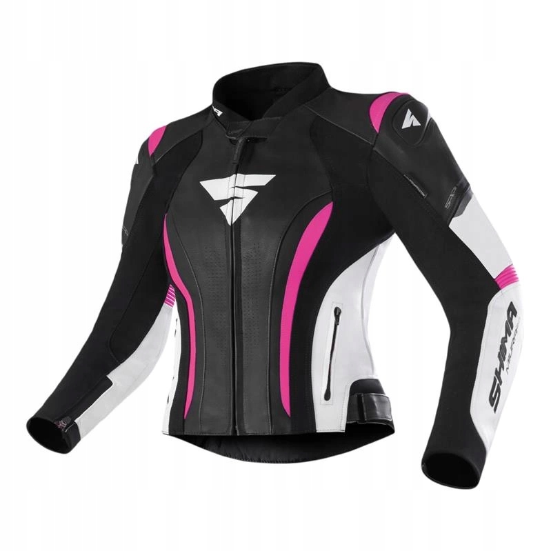 Dámska motocyklová bunda Shima Miura 2.0 Pink Fluo kožená Darčeky