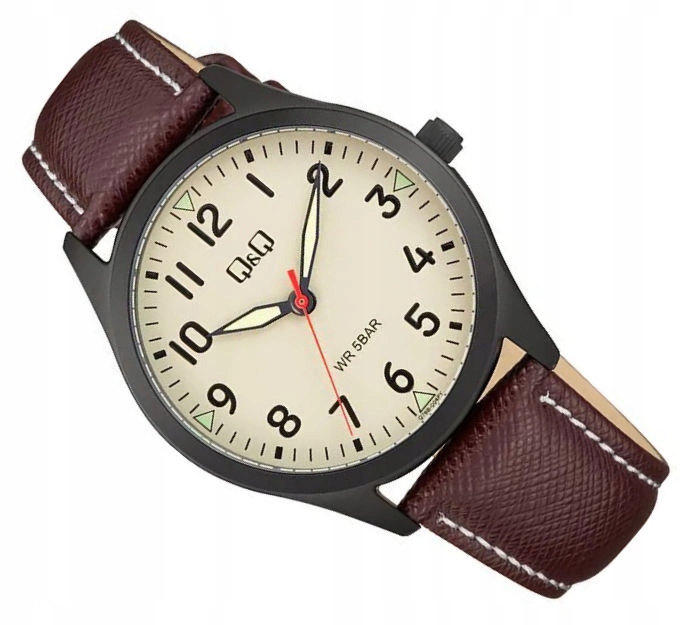 Pánské Sportovní Vodotěsné Hodinky 50 M Černé S Řemínkem Q&q Q76B-004P