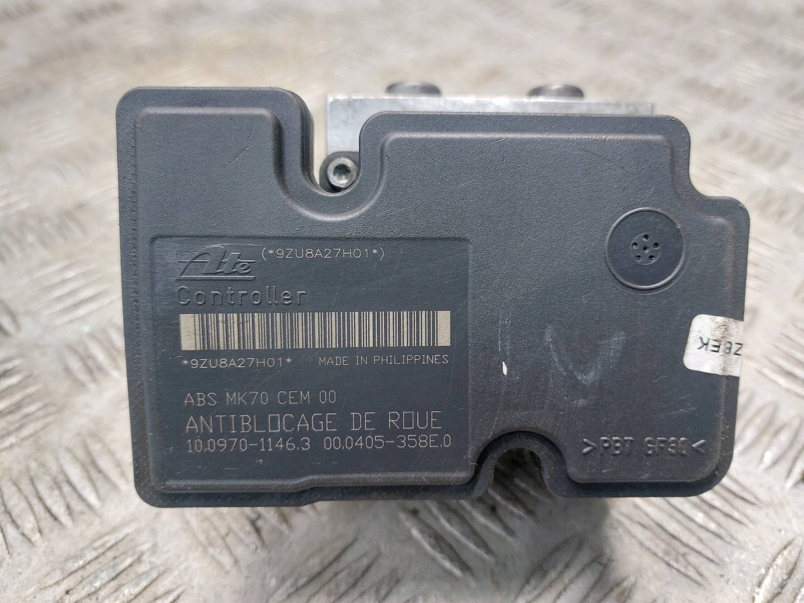 pump control unit ABS PEUGEOT 207 CC 1.6 16V 9663945580 100970-11463