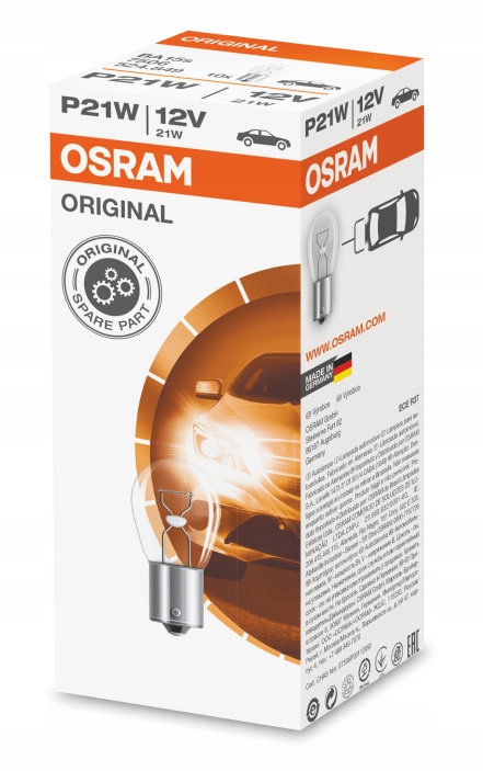 

Żarówki Osram Original 12V P21W 10 sztuk