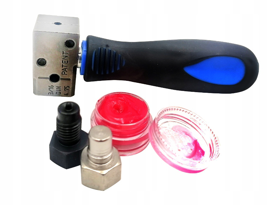 PRASKA DO ZARABIANIA KOŃCÓWEK RUREK PRZEWODÓW HAMULCOWYCH ZESTAW EAN (GTIN) 8059697203876