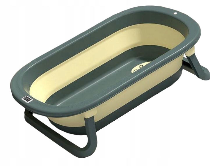 SILIKONOWA SKŁADANA WANIENKA TURYSTYCZNA 2 KOLORY Głębokość produktu 49 cm