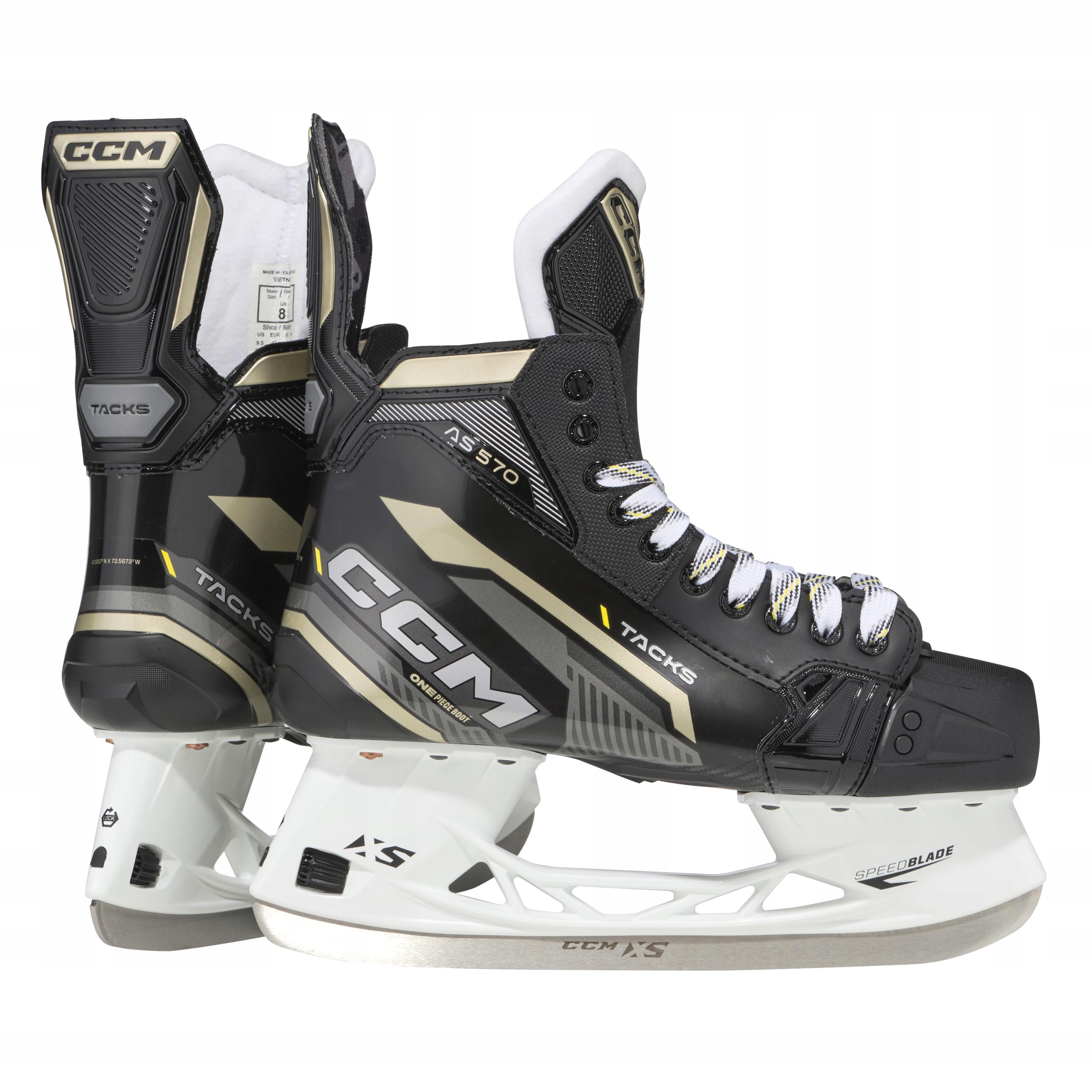 CCM Tacks AS-570 Senior - Łyżwy hokejowe roz. EU 43 / Regular / 26,8 cm