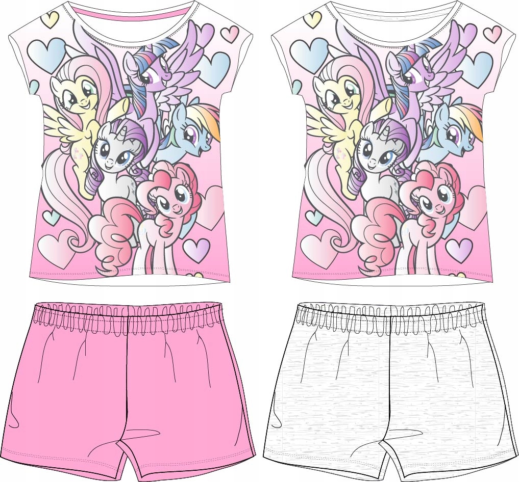

Piżama Kucyki Pony Komplet Na Lato 110