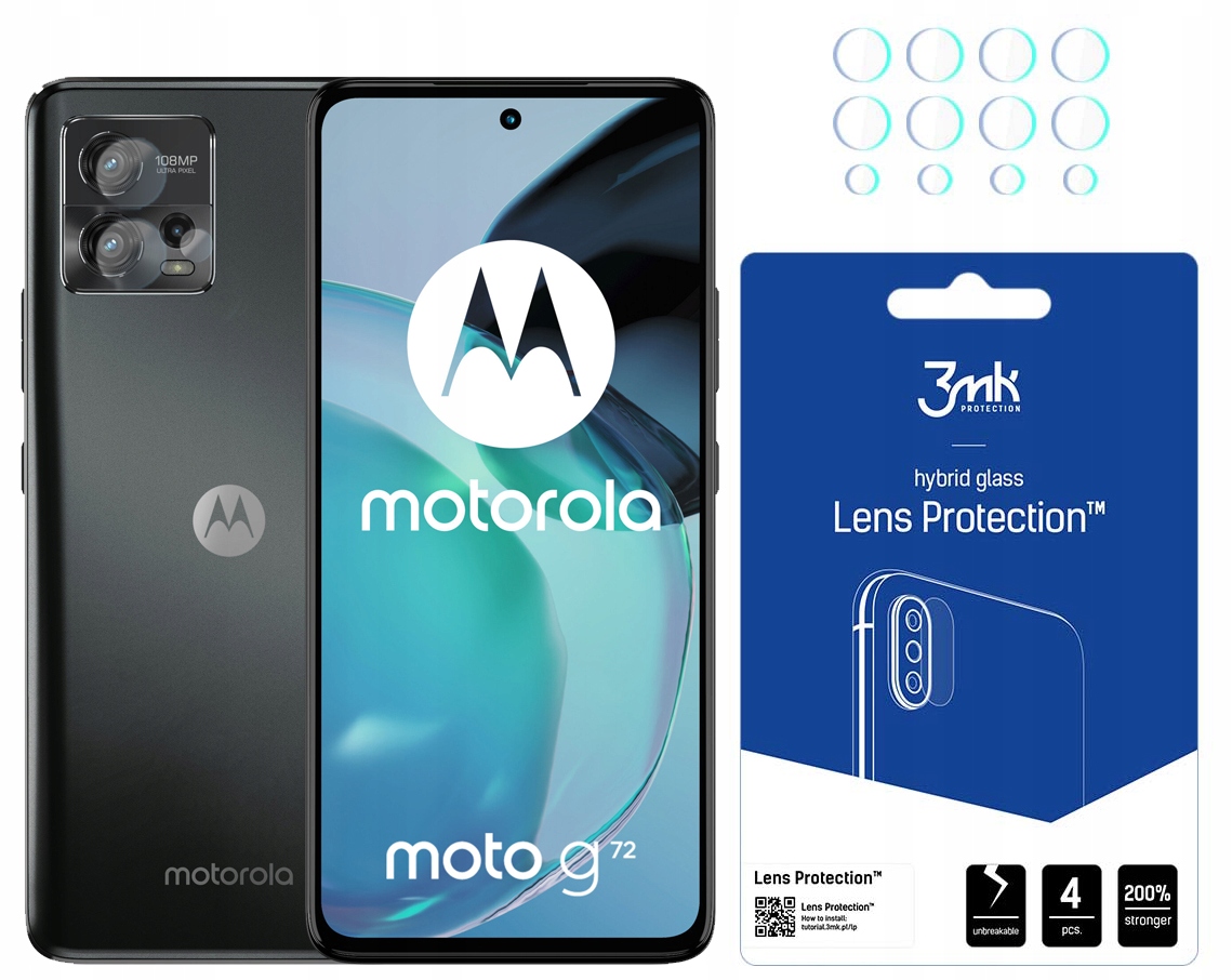 

3MK Szkło na Obiektyw Lens do Motorola G72