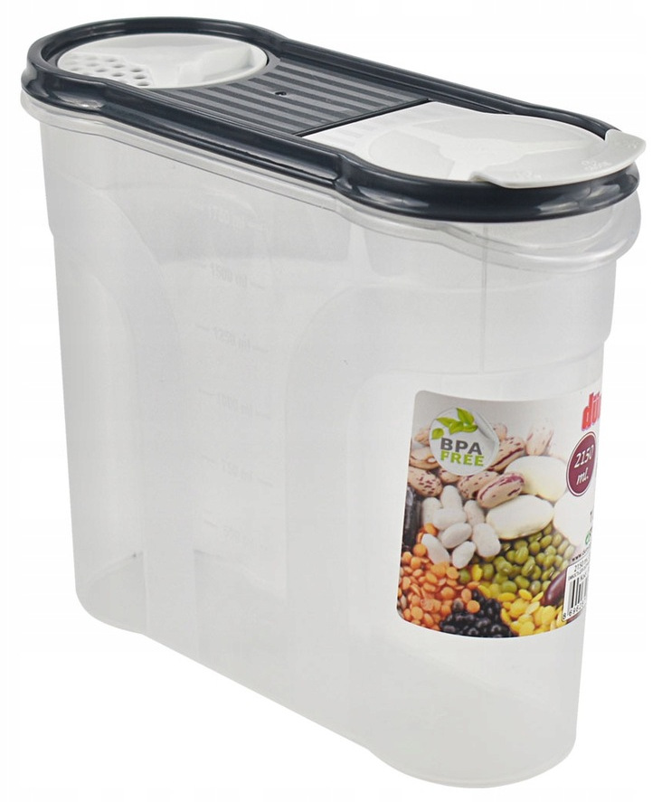 

Pojemnik na produkty sypkie 1,4L Dunya mix kolorów