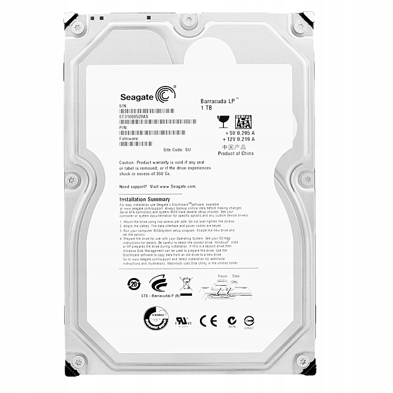 Dysk Seagate St31000520as 1tb w Dyski HDD - Dyski i pamięci