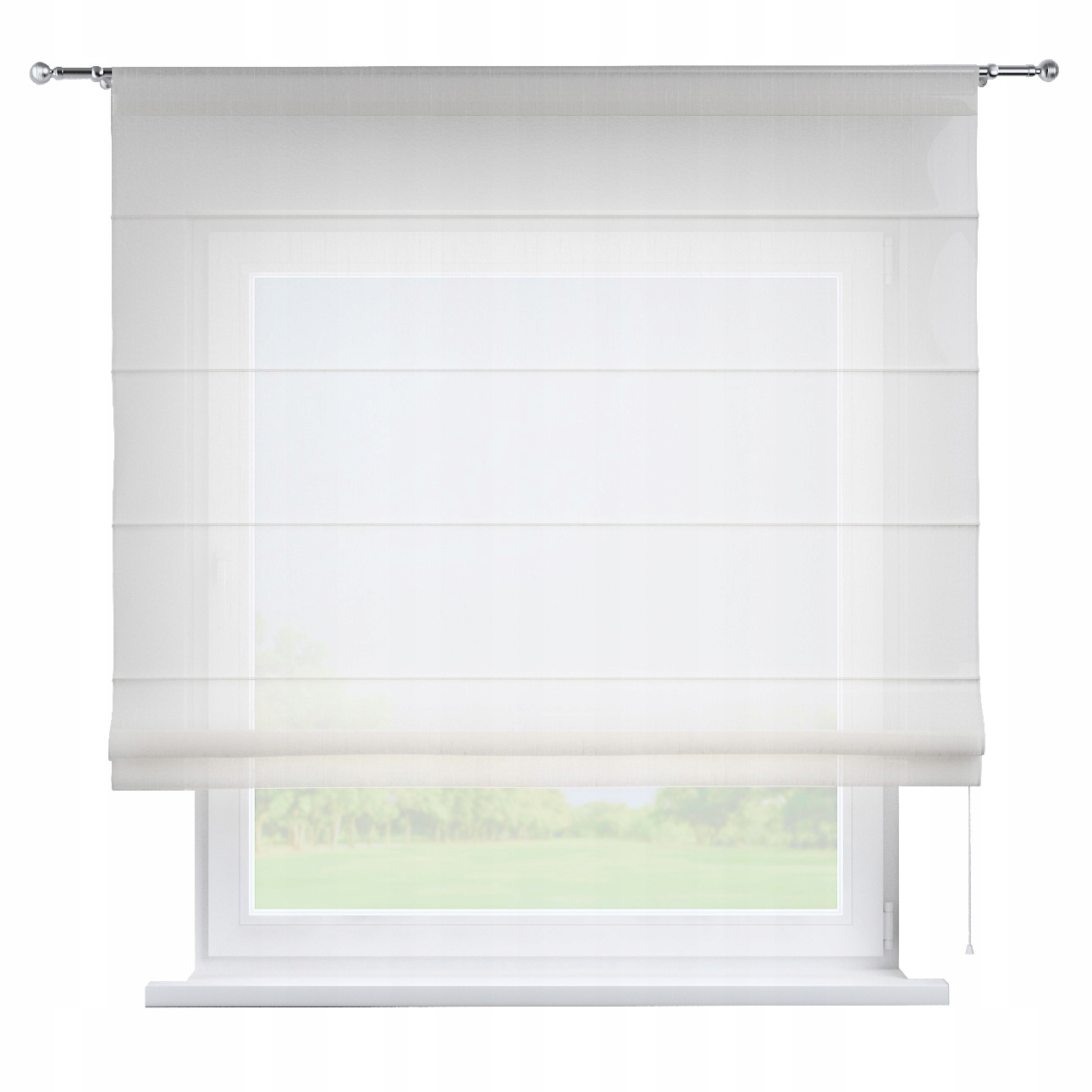 Hotová římská roleta Torino 160 x 170 cm bílá