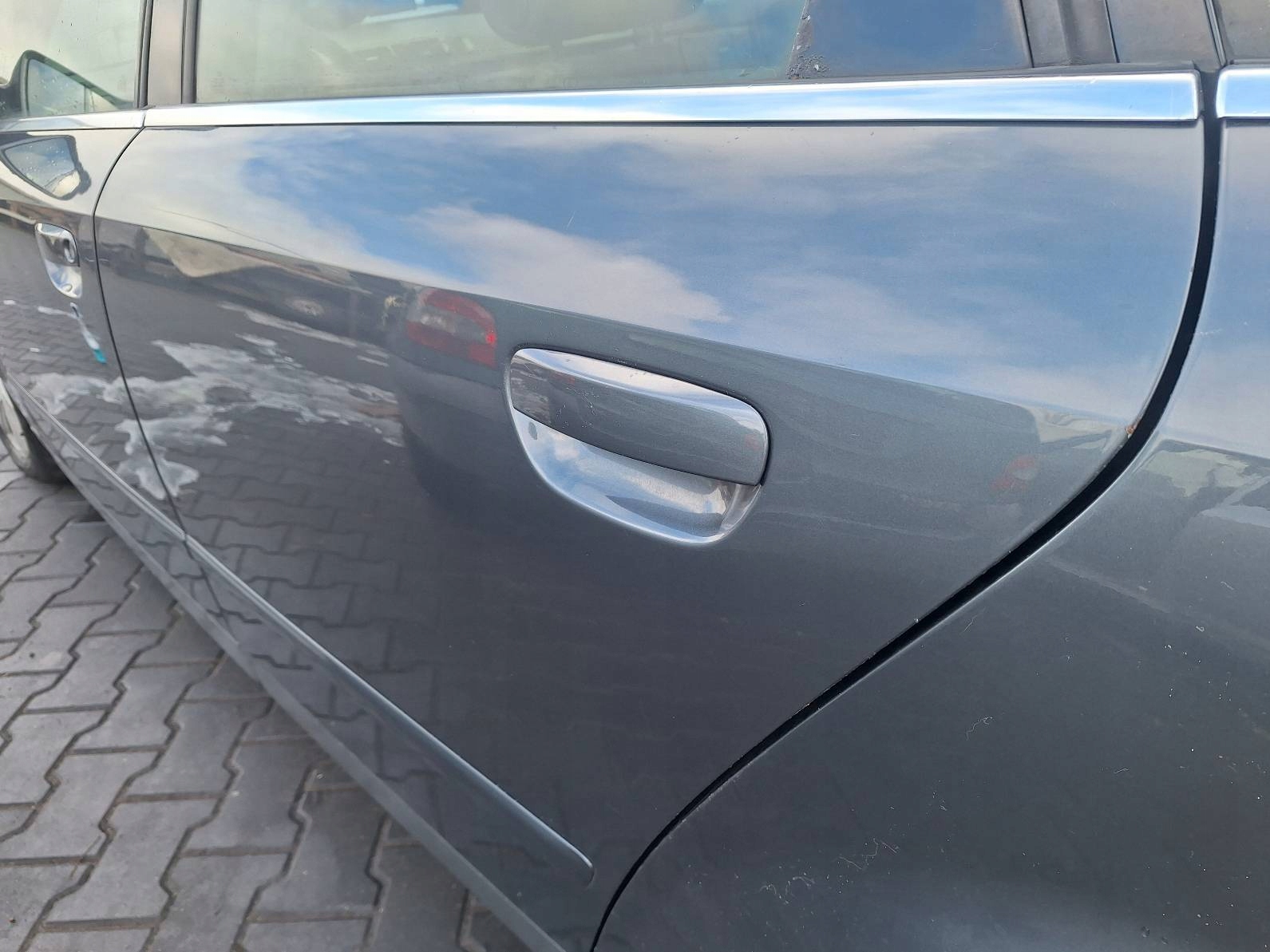 door complete left rear part AUDI A4 B6 LX7Z