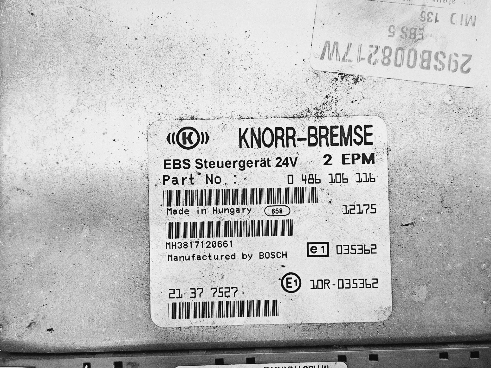 Bedienteil modul EBS 21377527 RENAULT MIDLUM
