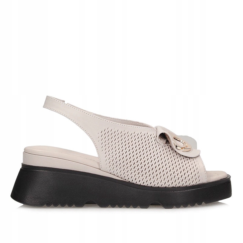 Pohodlné kožené sandály na platformě Boccato 029-5601-86 Tsyh