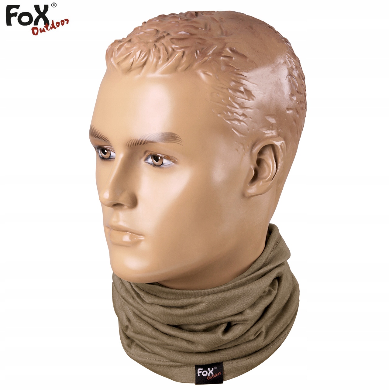 CHUSTA OCHRONNA KOMIN TERMOAKTYWNY SZAL MFH Fox WEŁNA MERINO LITE COYOTE Materiał dominujący wełna