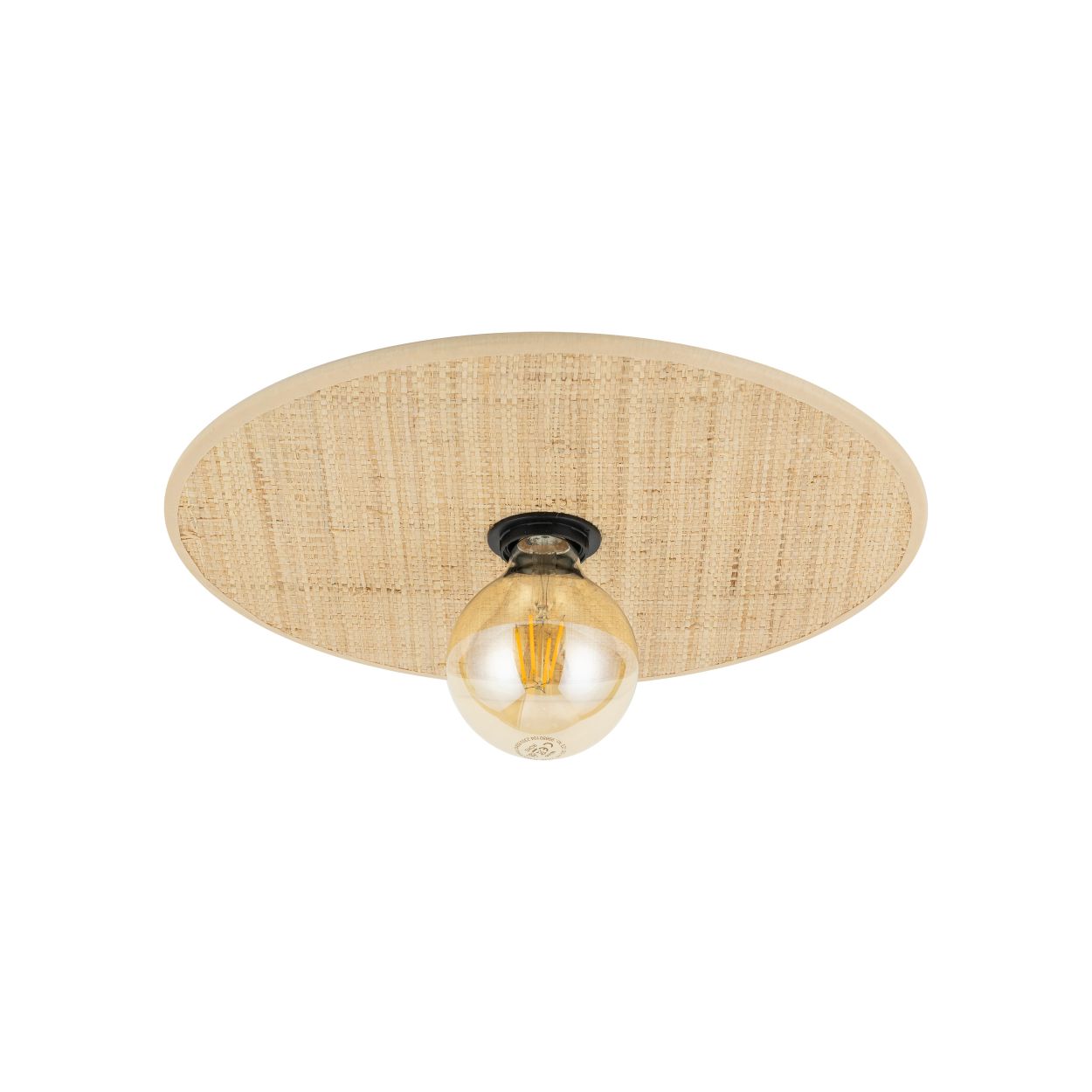 Lampa Stropná biela 1xE27 38 cm stropné svietidlo, osvetlenie do spálne, obývačky boho