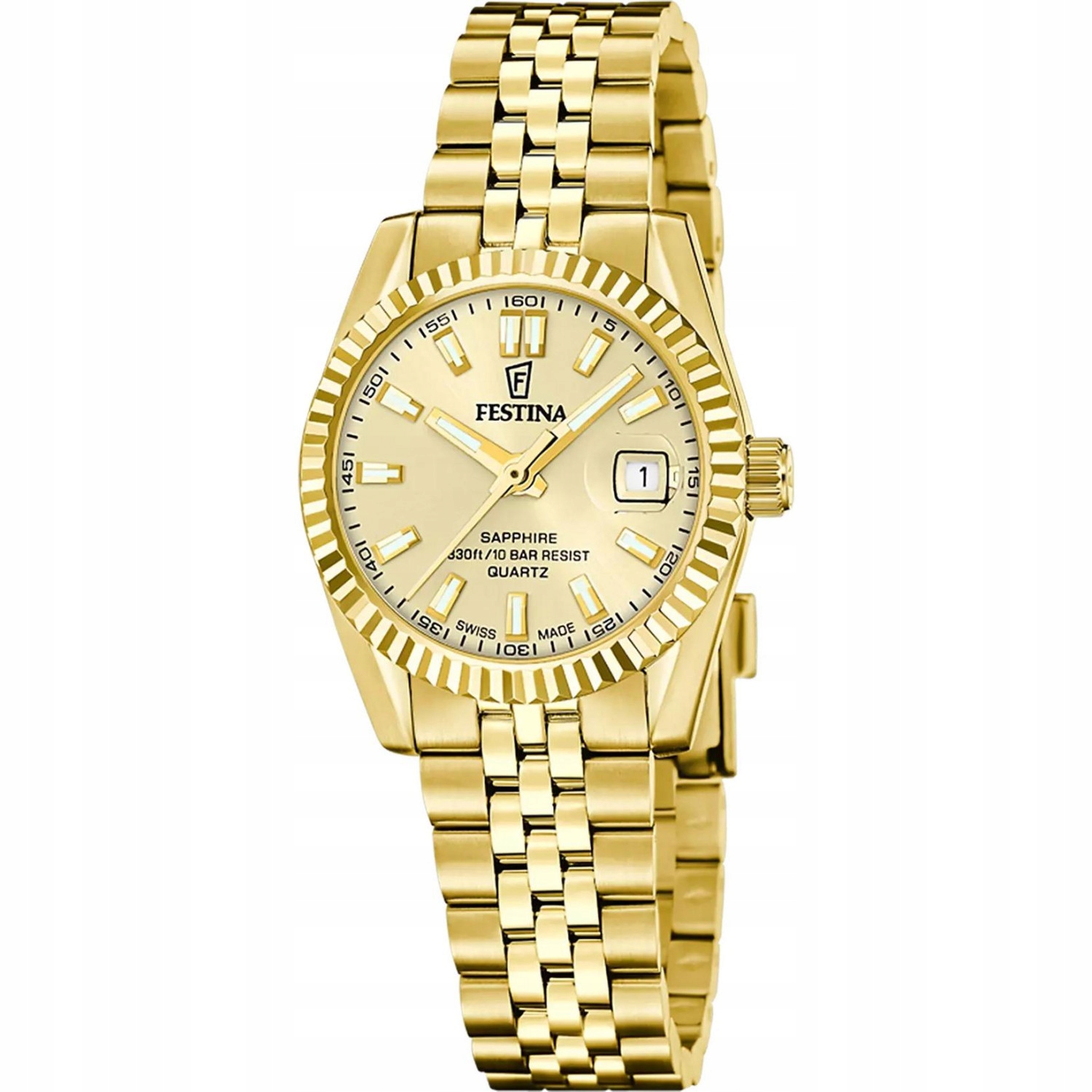 Dámské hodinky Festina F20089-2 zlaté