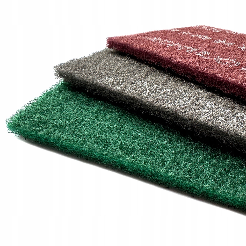 Włóknina ścierna Mirka Mirlon zestaw 3 gradacji 152 x 229mm 320, 380 i 1500