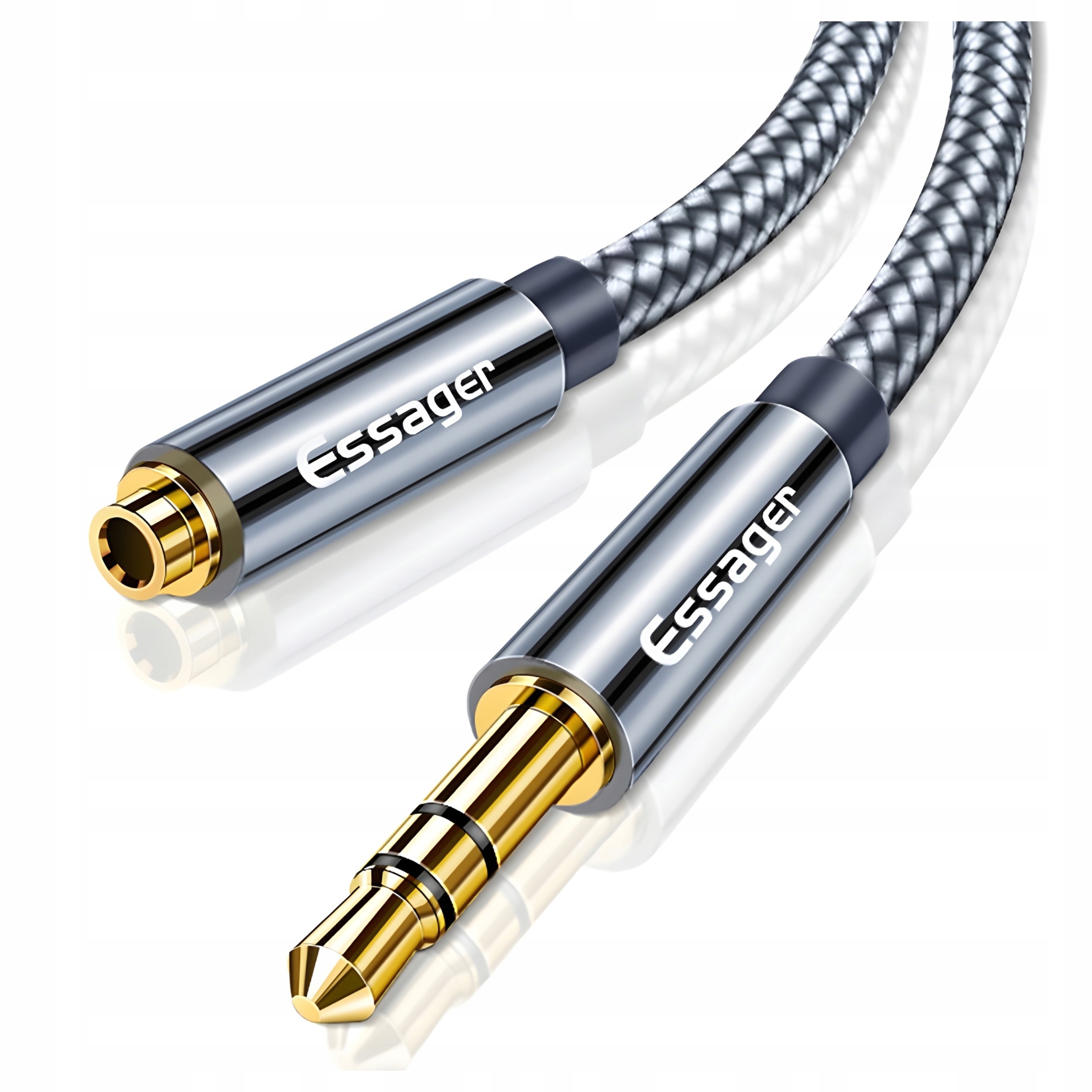 Kabel mini jack Minijack 3.5mm Przedłużacz 5M Aux Do Audio 3,5mm Przewód